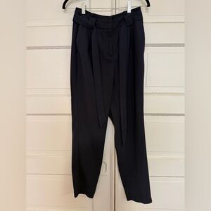 Express Navy Women's Pants with Tie Belt
